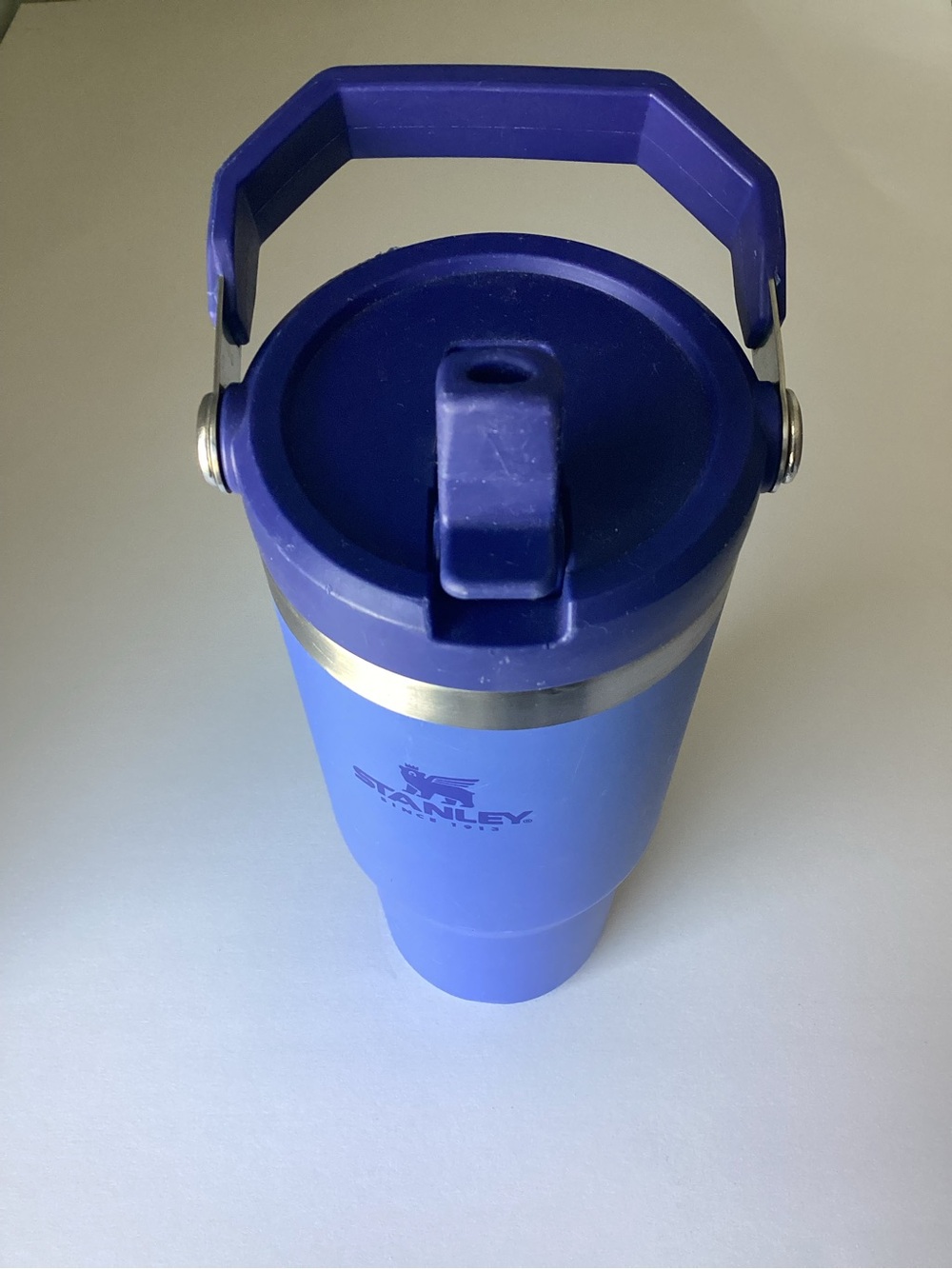 Stanley Royal Blue Insulated Travel Tumbler with Carry Handle
